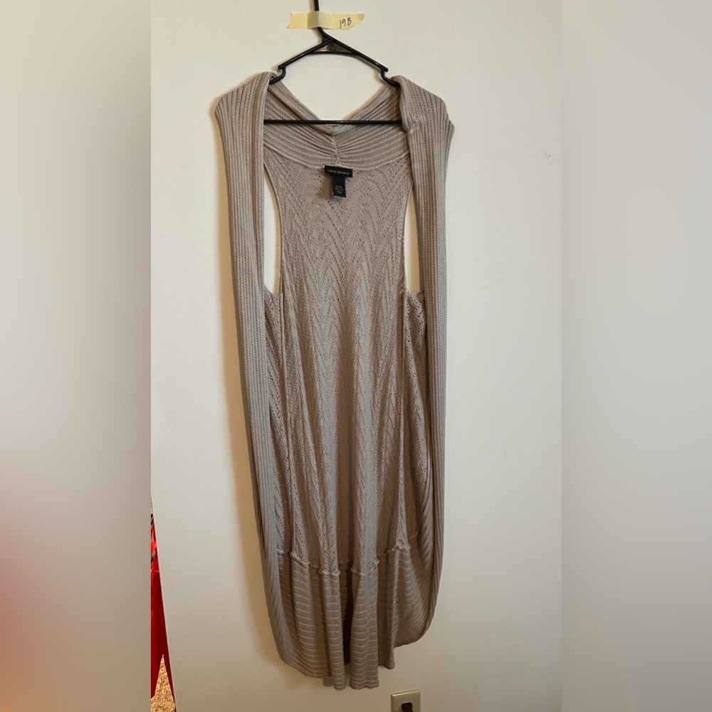 Lane Bryant ran tank top sweater cardigan